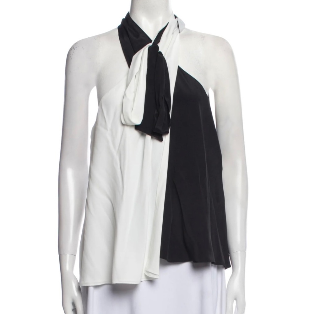 NEW - Halston Halter Mock Neck Top - Size 6/M